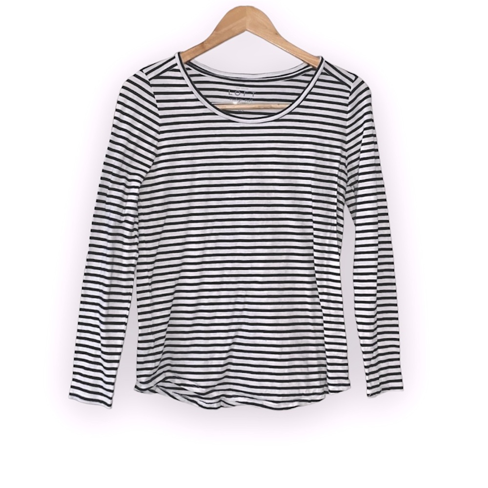 LOFT vintage soft striped shirt